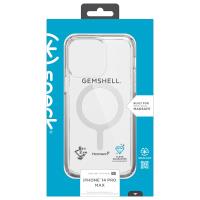 Speck Gemshell + MagSafe - Etui do iPhone 14 Pro Max z połowką MICROBAN (Clear)