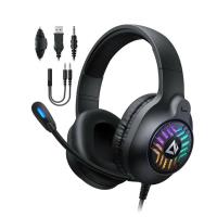 AUKEY GHX1 RGB - Słuchawki dla graczy (czarny)