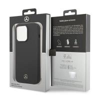 Mercedes Silicone Line MagSafe - Etui iPhone 14 Pro Max (czarny)