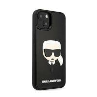 Karl Lagerfeld 3D Rubber Karl`s Head - Etui iPhone 14 Plus (czarny)