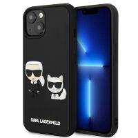 Karl Lagerfeld Ikonik 3D Karl & Choupette - Etui iPhone 13 (czarny)