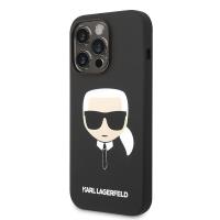 Karl Lagerfeld Silicone Ikonik Karl`s Head MagSafe - Etui iPhone 14 Pro Max (czarny)
