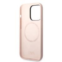 Karl Lagerfeld Silicone NFT Ikonik MagSafe - Etui iPhone 14 Pro Max (różowy)