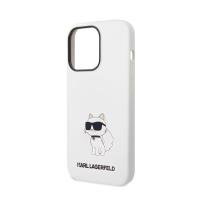 Karl Lagerfeld Silicone NFT Choupette - Etui iPhone 14 Pro (biały)