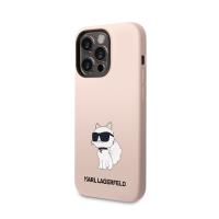 Karl Lagerfeld Silicone NFT Choupette - Etui iPhone 14 Pro Max (różowy)