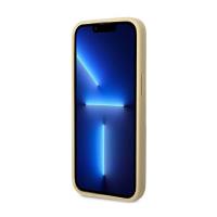 Guess Glitter Flakes Metal Logo Case – Etui iPhone 14 Pro Max (złoty)