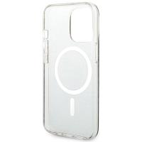 Guess Bundle Pack MagSafe 4G - Zestaw etui + ładowarka MagSafe iPhone 13 Pro Max (brązowy/złoty)