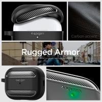 Spigen Rugged Armor - Etui do Apple Airpods Pro 1 / 2 (Czarny)