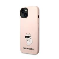 Karl Lagerfeld Silicone NFT Choupette - Etui iPhone 14 Plus (różowy)
