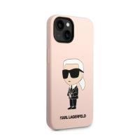 Karl Lagerfeld Silicone NFT Ikonik - Etui iPhone 14 Plus (różowy)