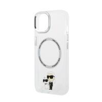 Karl Lagerfeld IML NFT Karl & Choupette MagSafe - Etui iPhone 14 Plus (przezroczysty)