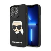 Karl Lagerfeld 3D Rubber Karl`s Head - Etui iPhone 13 Pro Max (czarny)