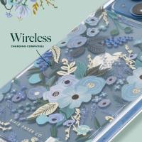 Rifle Paper Clear - Etui iPhone 14 / iPhone 13 (Garden Party Blue)