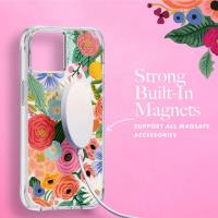 Rifle Paper Clear MagSafe - Etui iPhone 14 / iPhone 13 (Garden Party Blush)