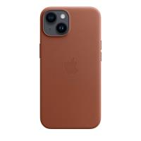 Apple Leather Case - Skórzane etui z MagSafe do iPhone 14 (umbra)