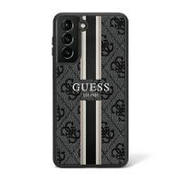 Guess 4G Printed Stripe - Etui Samsung Galaxy S23+ (czarny)