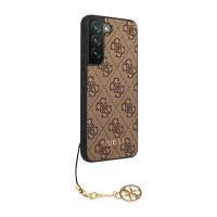 Guess 4G Charms Collection - Etui Samsung Galaxy S23 (brązowy)