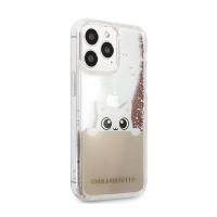 Karl Lagerfeld K-Peek A Boo - Etui iPhone 13 Pro Max (Glitter Pink Gold)