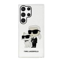 Karl Lagerfeld IML Glitter NFT Karl & Choupette - Etui Samsung Galaxy S23 Ultra (przezroczysty)