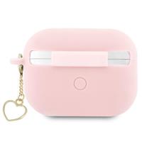 Guess Silicone Heart Charm - Etui AirPods Pro 2 (różowy)