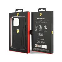 Ferrari Leather Stamp Sides – Etui iPhone 14 Pro (Czarny)