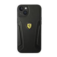 Ferrari Leather Stamp Sides – Etui iPhone 14 (Czarny)