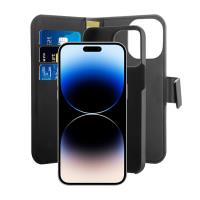 PURO Wallet Detachable MagSafe - Etui 2w1 iPhone 14 Pro Max (czarny)