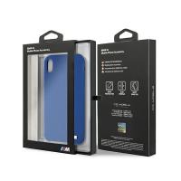 BMW Silicone M Collection - Etui iPhone Xr (niebieski)