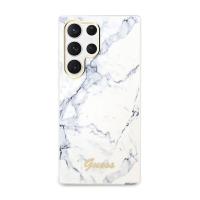 Guess Marble Collection - Etui Samsung Galaxy S23 Ultra (biały)