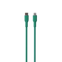 PURO ICON Soft Cable – Kabel USB-C do Lightning certyfikat MFi 1.5 m (Jade)