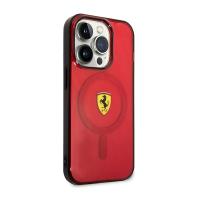 Ferrari Translucent MagSafe - Etui iPhone 14 Pro (Czerwony)