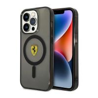 Ferrari Translucent MagSafe - Etui iPhone 14 Pro Max (Czarny)