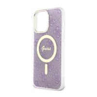 Guess 4G MagSafe - Etui iPhone 14 Pro Max (Purpurowy)