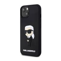 Karl Lagerfeld 3D Rubber NFT Ikonik - Etui iPhone 14 (Czarny)