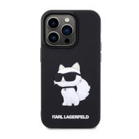 Karl Lagerfeld 3D Rubber NFT Choupette - Etui iPhone 14 Pro Max (Czarny)