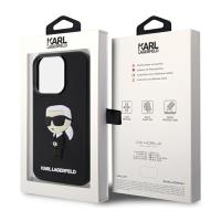 Karl Lagerfeld 3D Rubber NFT Ikonik - Etui iPhone 14 Pro Max (Czarny)