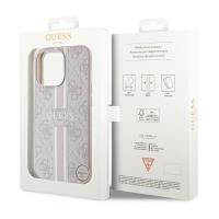 Guess 4G Printed Stripes MagSafe - Etui iPhone 13 Pro Max (Różowy)