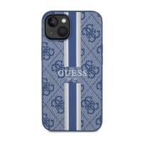 Guess 4G Printed Stripes MagSafe - Etui iPhone 14 (Niebieski)