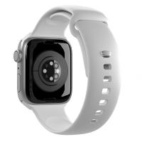 PURO ICON - Elastyczny pasek do Apple Watch 42/44/45/49 mm (S/M & M/L) (White)