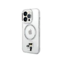 Karl Lagerfeld IML NFT Karl & Choupette MagSafe - Etui iPhone 13 Pro (przezroczysty)