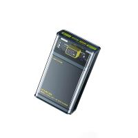 WEKOME WP-321 Vanguard Series - Power bank 20000 mAh Super Charging PD 20W + QC 22.5W (Czarny / Przezroczysty)