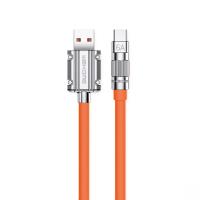 WEKOME WDC-186 Wingle Series - Kabel połączeniowy USB-A do USB-C Fast Charging 1 m (Pomarańczowy)