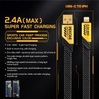 WEKOME WDC-190 Mecha Series - Kabel połączeniowy USB-A do Lightning Fast Charging 1 m (Żółty)