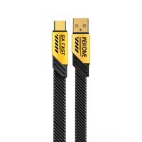 WEKOME WDC-190 Mecha Series - Kabel połączeniowy USB-A do USB-C Fast Charging 1 m (Żółty)