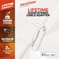 Energizer HardCase - Adapter audio Lightning do jack 3,5 mm certyfikat MFi 11 cm ROW (Biały) dożywotnia gwarancja