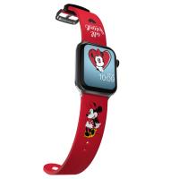 Disney Minnie Mouse - Pasek do Apple Watch 38/40/41/42/44/45/49 mm (Classic Hearts)