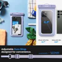 Spigen A601 Universal Waterproof Case - Etui do smartfonów do 6.9" (Błękitny)