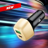 Energizer Ultimate - Ładowarka samochodowa USB-C & USB-A 38W PD + QC3.0 (Złoty / Czarny)