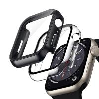 Crong Hybrid Watch Case - Etui ze szkłem Apple Watch 44mm (Clear)