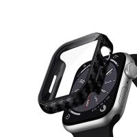 Crong Hybrid Watch Case - Etui ze szkłem Apple Watch 44mm (Carbon)